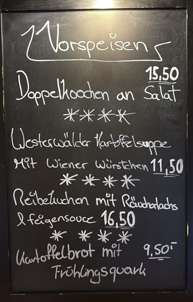 Blind Date Waldbreitbach Vorspeisen
